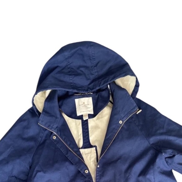 Kate Spade M barn coat in good used condition! Moleskin vibes- great hood! - Picture 6 of 15